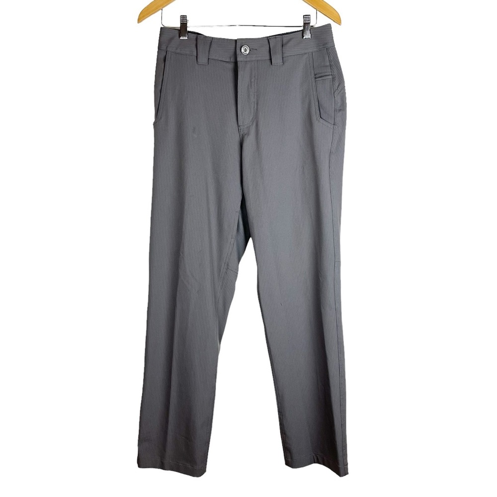 Lululemon Work to Play Pant II Gray Stripe Size 32 Inseam 30”